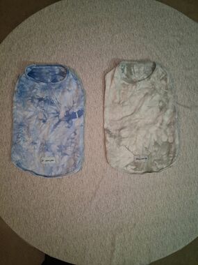 Set Of 2 Fitwarm Petwarm Small Breed Tie-Dye Cotton Vest Dog/Cat Xl